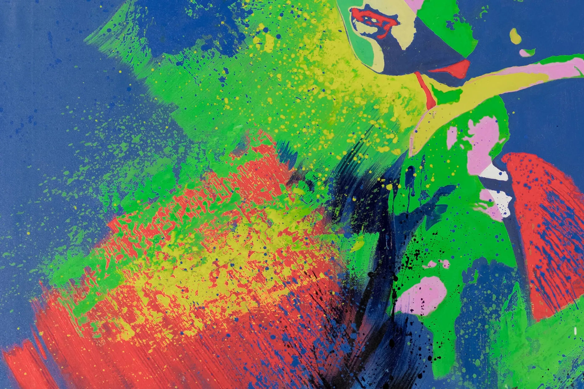 XXL Öl Gemälde 'Baroque meets Pop Art' | Handgemaltes Unikat