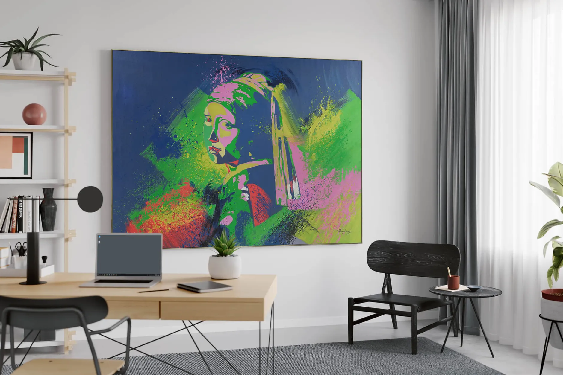 XXL Öl Gemälde 'Baroque meets Pop Art' | Handgemaltes Unikat