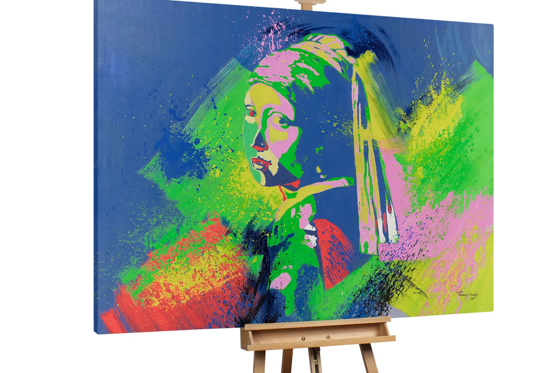 XXL Öl Gemälde 'Baroque meets Pop Art' | Handgemaltes Unikat