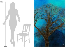 XXL Öl Gemälde 'Baum der Erleuchtung' | Handgemaltes Unikat