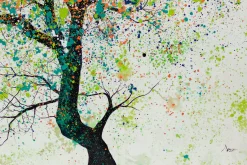 XXL Öl Gemälde 'Baum der Vielfalt' | Handgemaltes Unikat