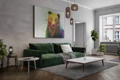XXL Öl Gemälde 'Bear Hues' | Handgemaltes Unikat