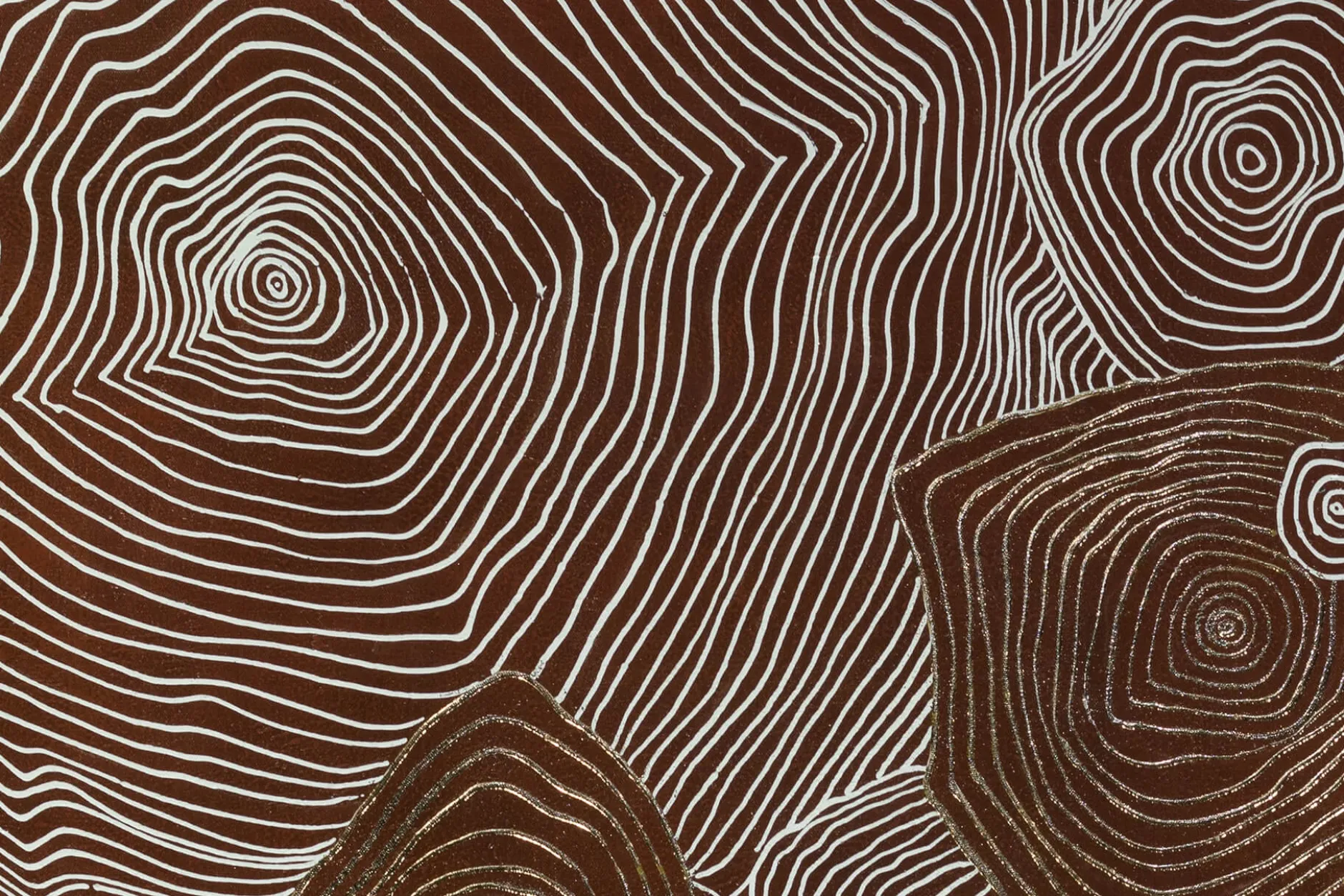 XXL Öl Gemälde 'Beauty of Wood' | Handgemaltes Unikat