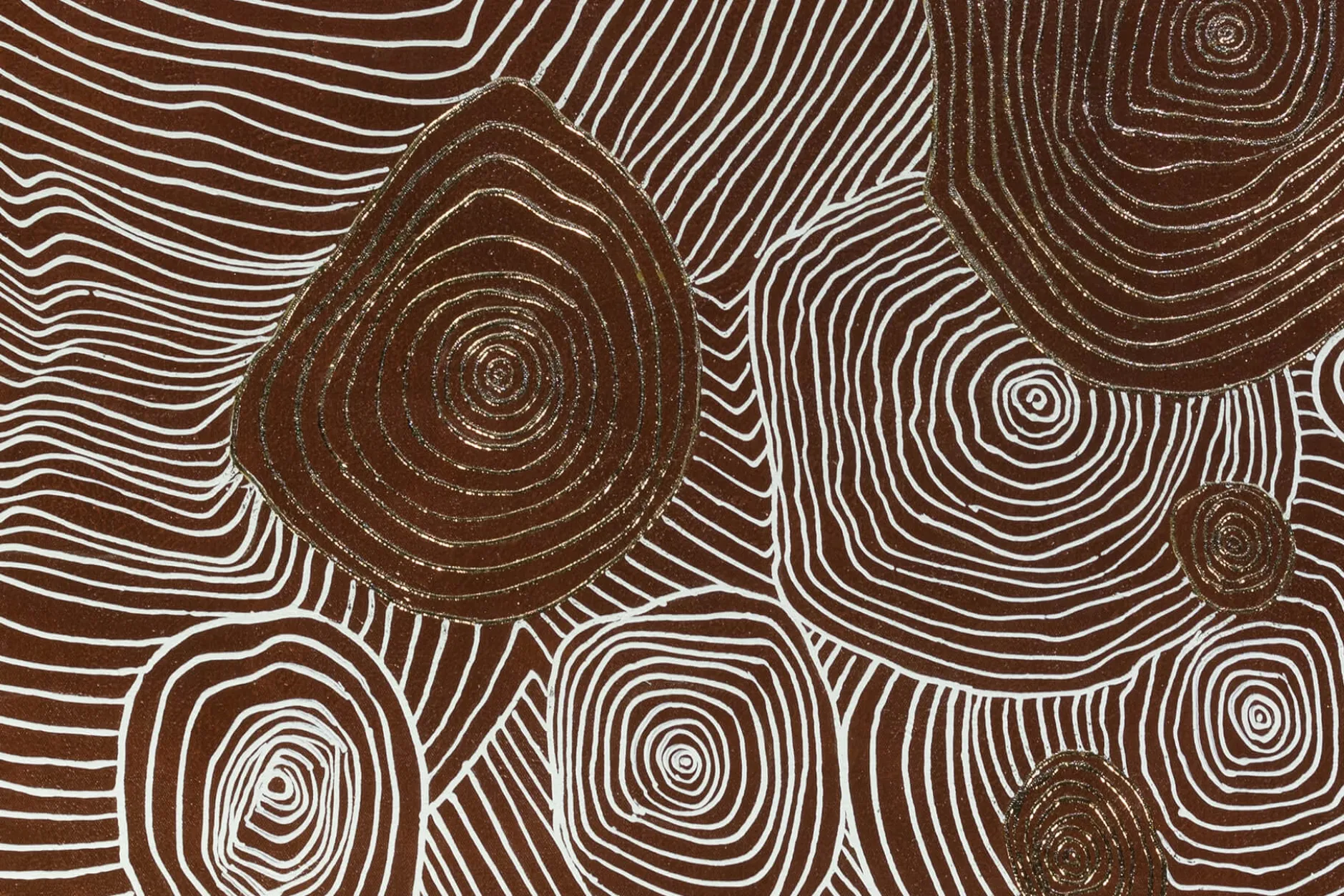 XXL Öl Gemälde 'Beauty of Wood' | Handgemaltes Unikat