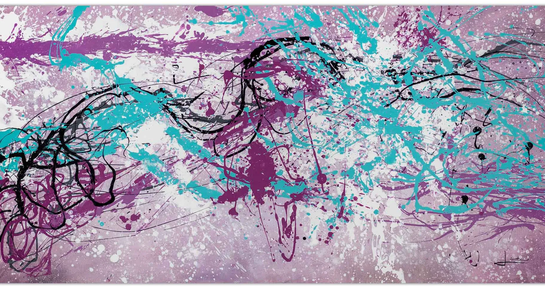 XXL Öl Gemälde 'Beerentraum' | Handgemaltes Unikat