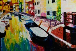 XXL Öl Gemälde 'Bellissima Venezia' | Handgemaltes Unikat