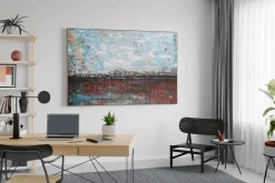XXL Öl Gemälde 'Beneath the Boards' | Handgemaltes Unikat