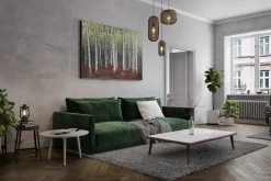 XXL Öl Gemälde 'Birch Grove' | Handgemaltes Unikat