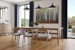 XXL Öl Gemälde 'Birch Grove' | Handgemaltes Unikat