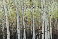 XXL Öl Gemälde 'Birch Grove' | Handgemaltes Unikat