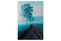 XXL Öl Gemälde 'Birch Path at Dawn' | Handgemaltes Unikat