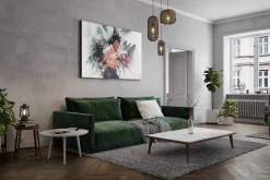 XXL Öl Gemälde 'Black Belt' | Handgemaltes Unikat