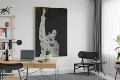 XXL Öl Gemälde 'Black Rhapsody' | Handgemaltes Unikat