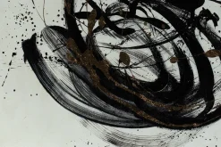 XXL Öl Gemälde 'Black Twister' | Handgemaltes Unikat