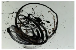 XXL Öl Gemälde 'Black Twister' | Handgemaltes Unikat