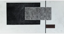 XXL Öl Gemälde 'Black-White Harmony' | Handgemaltes Unikat