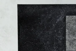 XXL Öl Gemälde 'Black-White Harmony' | Handgemaltes Unikat
