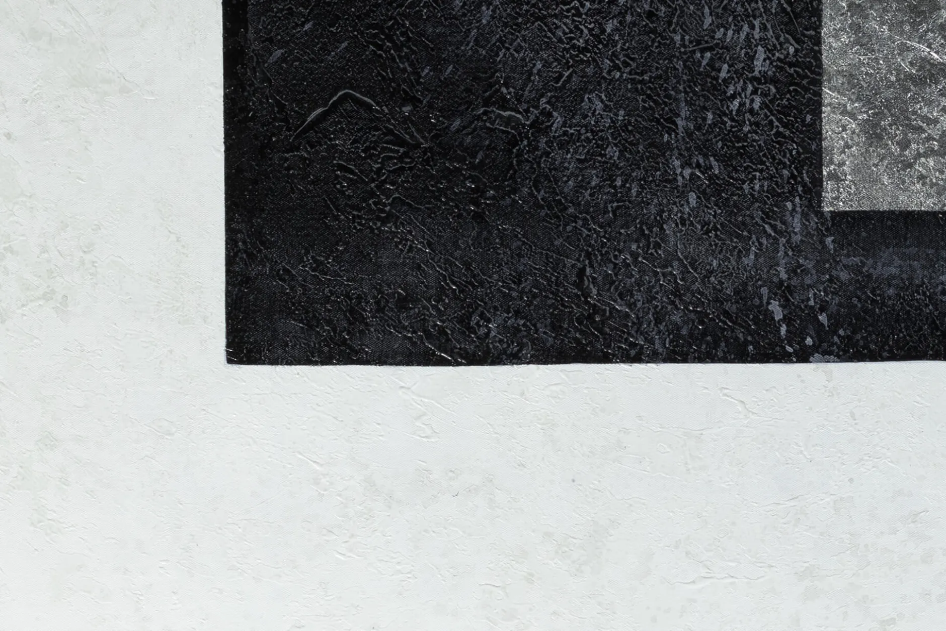 XXL Öl Gemälde 'Black-White Harmony' | Handgemaltes Unikat