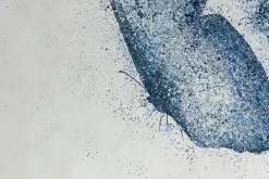 XXL Öl Gemälde 'Blauer Schmetterling' | Handgemaltes Unikat
