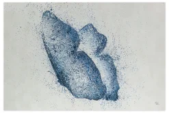 XXL Öl Gemälde 'Blauer Schmetterling' | Handgemaltes Unikat