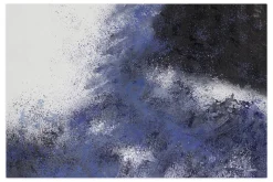 XXL Öl Gemälde 'Blauer Wellenritt' | Handgemaltes Unikat