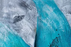 XXL Öl Gemälde 'Blaues Erwachen' | Handgemaltes Unikat