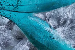XXL Öl Gemälde 'Blaues Erwachen' | Handgemaltes Unikat