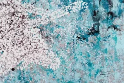 XXL Öl Gemälde 'Blaues Wunder' | Handgemaltes Unikat
