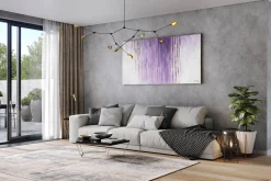 XXL Öl Gemälde 'Blühender Flieder' | Handgemaltes Unikat