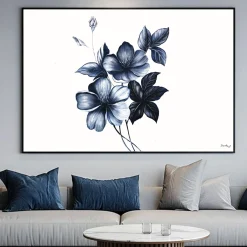 XXL Öl Gemälde 'Bliss of Flowers' | Handgemaltes Unikat