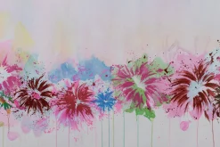 XXL Öl Gemälde 'Blooming Fireworks' | Handgemaltes Unikat