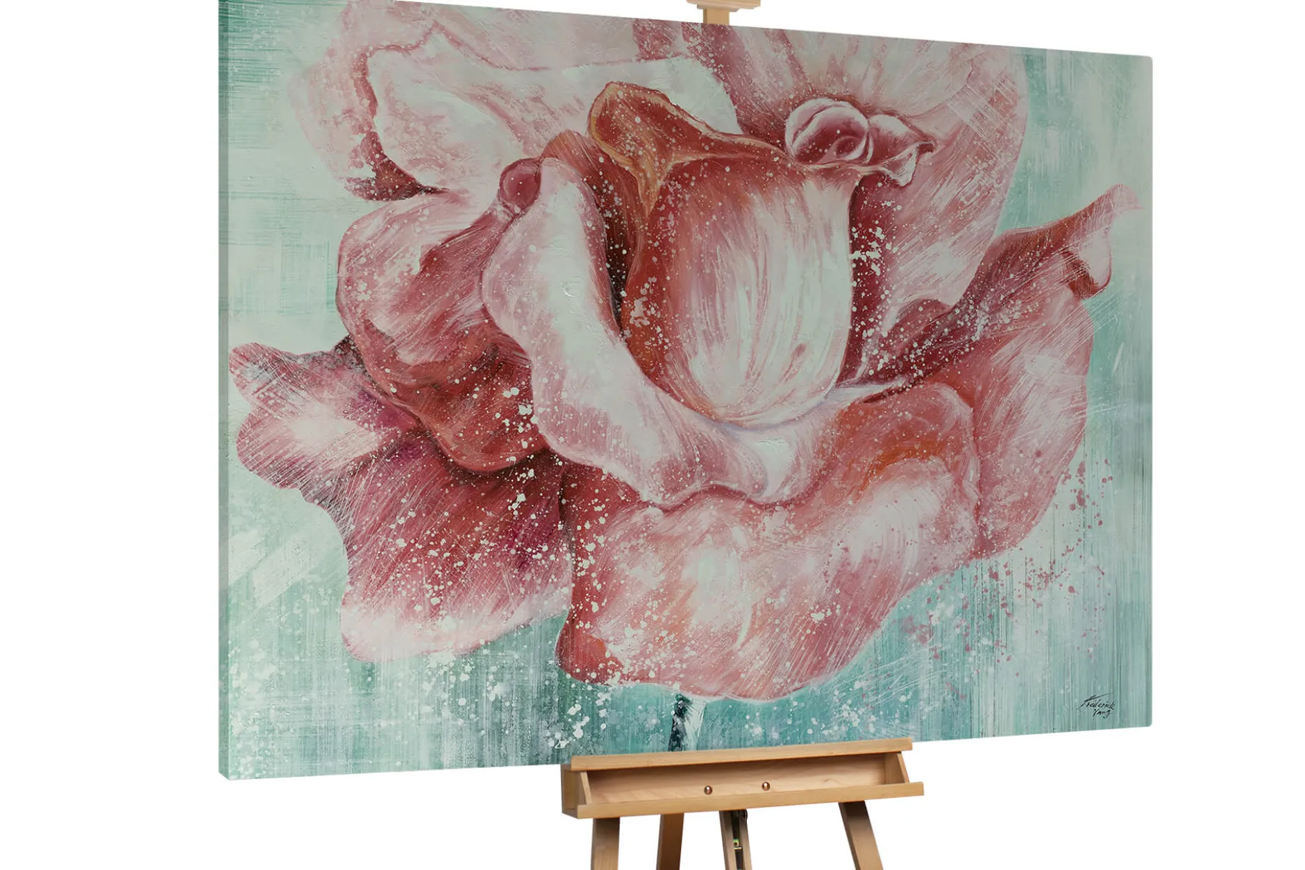 XXL Öl Gemälde 'Blossoming Beauty' | Handgemaltes Unikat
