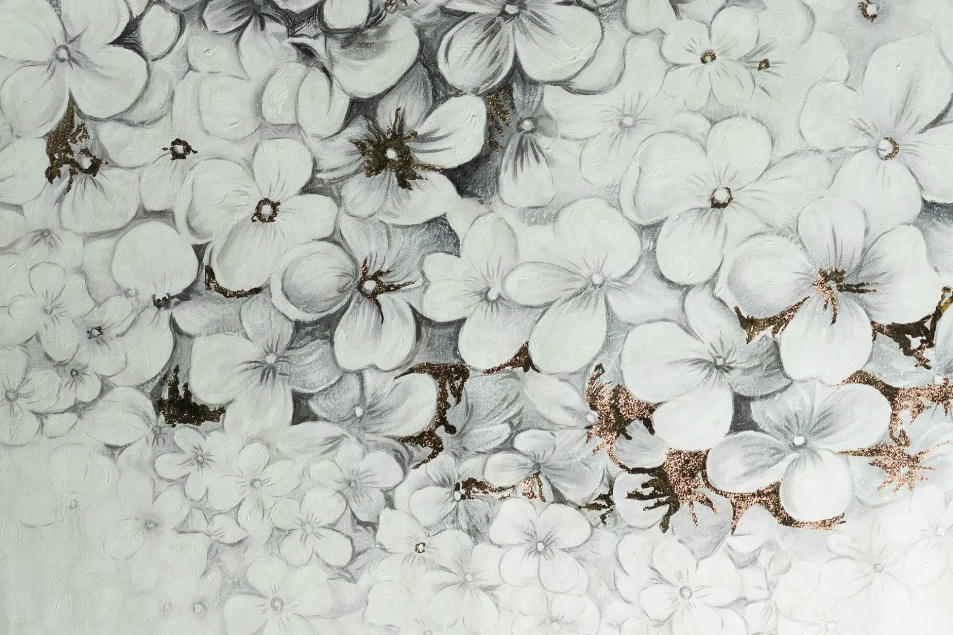 XXL Öl Gemälde 'Blossoming Ensemble' | Handgemaltes Unikat