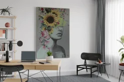 XXL Öl Gemälde 'Blossoming Thoughts' | Handgemaltes Unikat