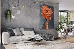 XXL Öl Gemälde 'Blüten der Inspiration' | Handgemaltes Unikat