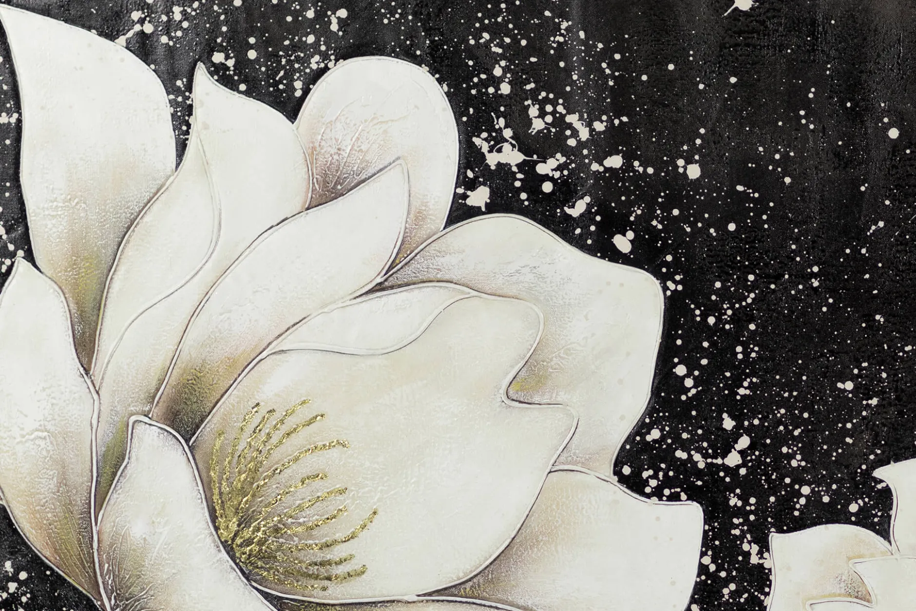 XXL Öl Gemälde 'Blüten der Venus' | Handgemaltes Unikat