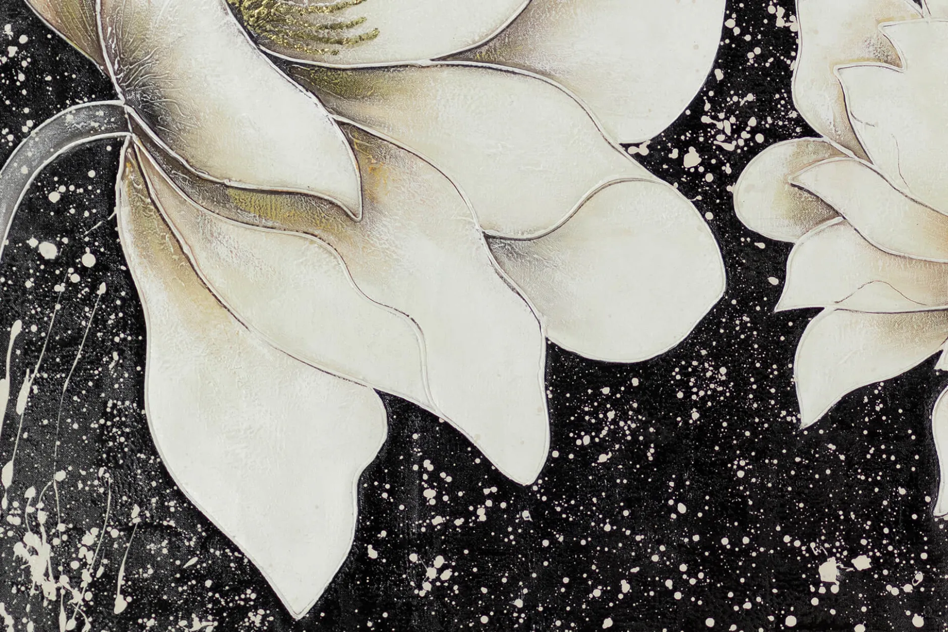 XXL Öl Gemälde 'Blüten der Venus' | Handgemaltes Unikat