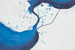 XXL Öl Gemälde 'Blue Algae' | Handgemaltes Unikat