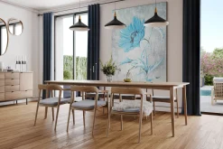 XXL Öl Gemälde 'Blue Blossom' | Handgemaltes Unikat