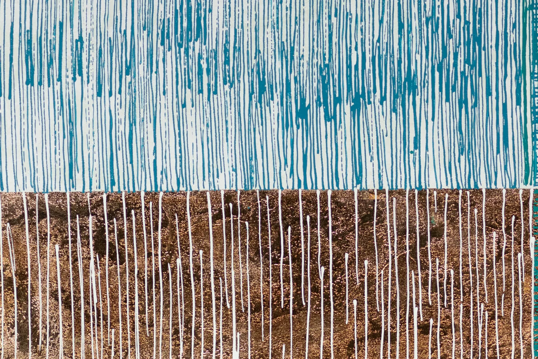 XXL Öl Gemälde 'Blue Contexture' | Handgemaltes Unikat