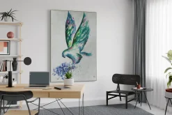 XXL Öl Gemälde 'Blue Freedom' | Handgemaltes Unikat