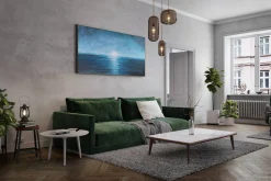 XXL Öl Gemälde 'Blue Horizon' | Handgemaltes Unikat