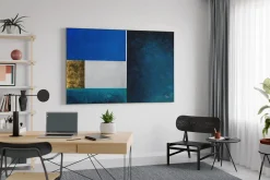 XXL Öl Gemälde 'Blue is Still Blue' | Handgemaltes Unikat