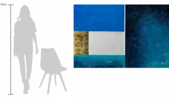 XXL Öl Gemälde 'Blue is Still Blue' | Handgemaltes Unikat