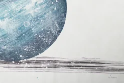 XXL Öl Gemälde 'Blue Moon' | Handgemaltes Unikat