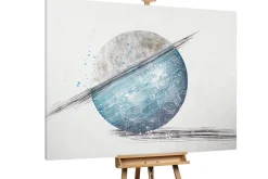 XXL Öl Gemälde 'Blue Moon' | Handgemaltes Unikat