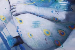 XXL Öl Gemälde 'Blue Passion' | Handgemaltes Unikat