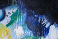 XXL Öl Gemälde 'Blue Passion' | Handgemaltes Unikat