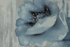 XXL Öl Gemälde 'Blue Posy' | Handgemaltes Unikat