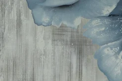 XXL Öl Gemälde 'Blue Posy' | Handgemaltes Unikat